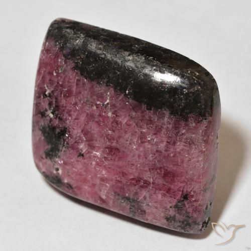 63.42 ct Multicolor Rhodonite Stone, Natural Rhodonite in Fancy Cabochon Shape for Sale