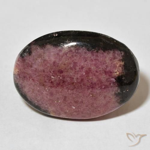 27.88ct Natural Multicolor Rhodonite, Oval, Opaque