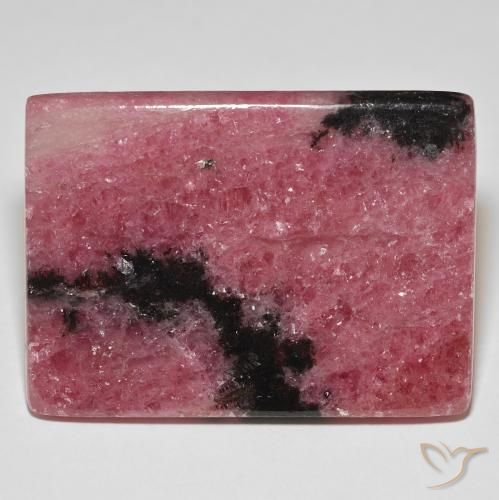 115,38 ct Baguette Rhodonite, 45,9 x 33,6 mm d'Australie, Photo A