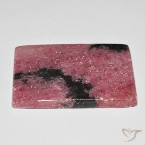Rhodonite Gemstone in 45.9 x 33.6 mm Size for Sale, Rhodonite Stone in Multicolor Color