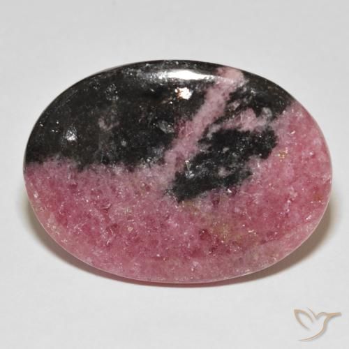 Rodonite ovale da 45,9 ct, 33,7 x 24,8 mm dall'Australia, Photo A