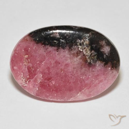 Rodonite ovale da 23,33 ct, 26,4 x 18,4 mm dall'Australia, Photo A