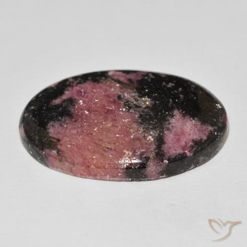 Rhodonite Gemstone in 35.3 x 24.9 mm Size for Sale, Rhodonite Stone in Multicolor Color