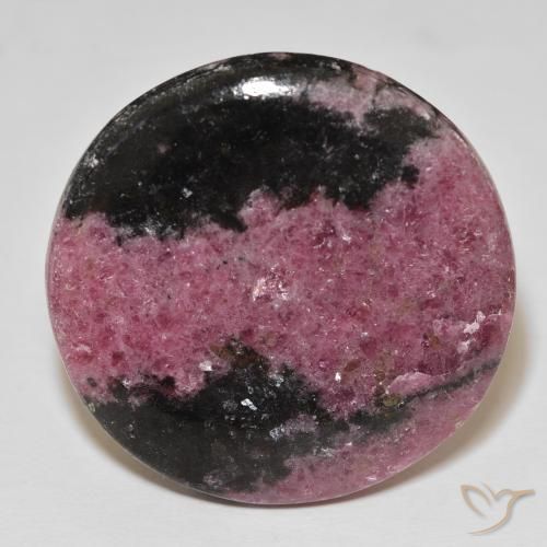 Rodonite rotonda da 92,12 ct, 36,5 mm dall'Australia, Photo A
