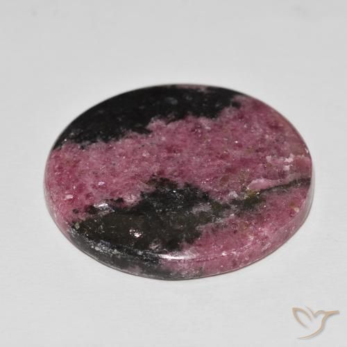 Rhodonite Gemstone in 36.5 mm Size for Sale, Rhodonite Stone in Multicolor Color
