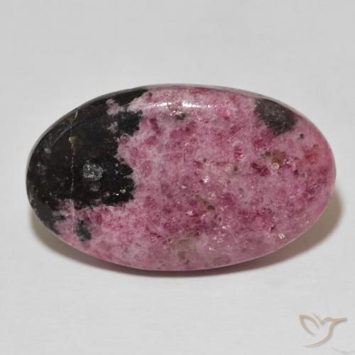 Rodonite ovale da 34,23 ct, 29,1 x 17,5 mm dall'Australia, Photo A