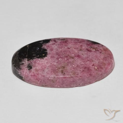 Rhodonite Gemstone in 29.1 x 17.5 mm Size for Sale, Rhodonite Stone in Multicolor Color