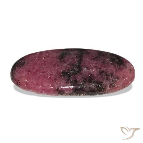 Rhodonite Gemstone in 41.5 x 22.9 mm Size for Sale, Rhodonite Stone in Multicolor Color