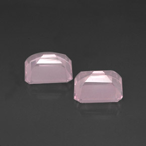 Rose Quartz Gemstone in 12 x 10 mm (calibrated) Size for Sale, Rose Quartz Stone in Pink Color