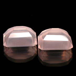 Rose Quartz Gemstone in 12 x 10 mm (calibrated) Size for Sale, Rose Quartz Stone in Pink Color