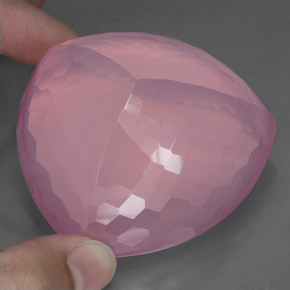 Rose Quartz Gemstone in 55.5 x 53.7 mm Size for Sale, Rose Quartz Stone in Pink Color