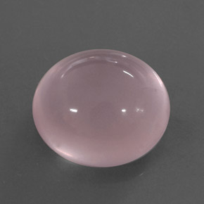 10.14 ct Pink Rose Quartz Gemstone, Rose Quartz Gem in Oval Cabochon Shape for Sale.