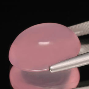 Rose Quartz Gemstone in 16 x 12 mm (calibrated) Size for Sale, Rose Quartz Stone in Pink Color