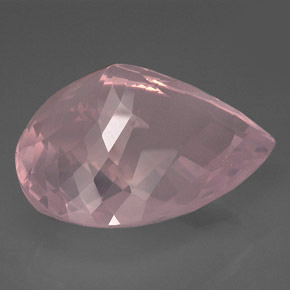 Rose Quartz Gemstone in 38.3 x 31.2 mm Size for Sale, Rose Quartz Stone in Pink Color