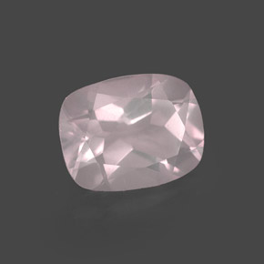 1.87 ct Pink Rose Quartz Stone, Natural Rose Quartz in Cushion-Cut Shape for Sale