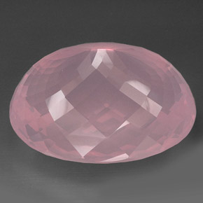Rose Quartz Gemstone in 43.6 x 32.5 mm Size for Sale, Rose Quartz Stone in Pink Color