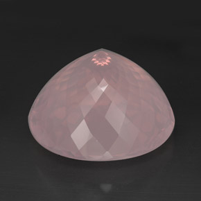 Rose Quartz Gemstone in 35.8 x 27.3 mm Size for Sale, Rose Quartz Stone in Pink Color