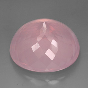 Rose Quartz Gemstone in 38.2 x 34.2 mm Size for Sale, Rose Quartz Stone in Pink Color