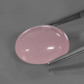 Rose Quartz Gemstone in 21.9 x 18.2 mm Size for Sale, Rose Quartz Stone in Pink Color