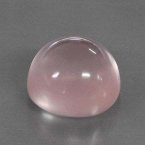 35.23 ct Pink Rose Quartz Stone, Natural Rose Quartz in Oval Cabochon Shape for Sale