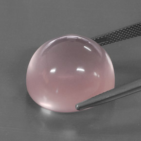 Rose Quartz Gemstone in 19.4 x 18.3 mm Size for Sale, Rose Quartz Stone in Pink Color