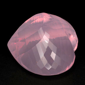 Rose Quartz Gemstone in 41.6 x 36.5 mm Size for Sale, Rose Quartz Stone in Pink Color