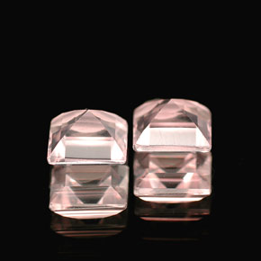 Rose Quartz Gemstone in 5 x 5 mm (calibrated) Size for Sale, Rose Quartz Stone in Pink Color