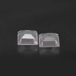 Rose Quartz Gemstone in 5 x 5 mm (calibrated) Size for Sale, Rose Quartz Stone in Light Pink Color