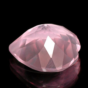 Rose Quartz Gemstone in 18.1 x 17.7 mm Size for Sale, Rose Quartz Stone in Pink Color