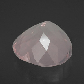 Rose Quartz Gemstone in 18 x 17.8 mm Size for Sale, Rose Quartz Stone in Light Pink Color
