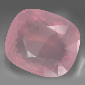 267.60 ct Pink Rose Quartz Stone, Natural Rose Quartz in Cushion-Cut Shape for Sale