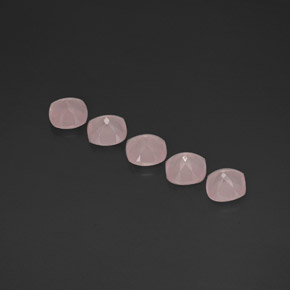 Rose Quartz Gemstone in 6.2 x 6.1 mm Size for Sale, Rose Quartz Stone in Pink Color