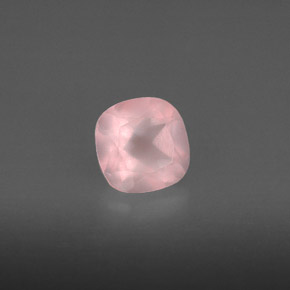 0.90 ct Pink Rose Quartz Stone, Natural Rose Quartz in Cushion-Cut Shape for Sale