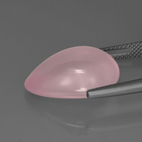 Rose Quartz Gemstone in 18 x 13 mm (calibrated) Size for Sale, Rose Quartz Stone in Pink Color