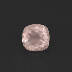 0.86 ct Pink Rose Quartz Gemstone, Rose Quartz Gem in Cushion-Cut Shape for Sale.
