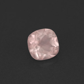 0.86 ct Pink Rose Quartz Stone, Natural Rose Quartz in Cushion-Cut Shape for Sale