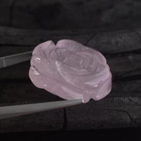 Rose Quartz Gemstone in 27.6 x 26.8 mm Size for Sale, Rose Quartz Stone in Pink Color