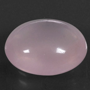 7.29 ct Pink Rose Quartz Gemstone, Rose Quartz Gem in Oval Cabochon Shape for Sale.