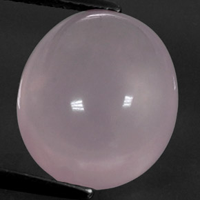 7.29 ct Pink Rose Quartz Stone, Natural Rose Quartz in Oval Cabochon Shape for Sale