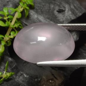 Rose Quartz Gemstone in 17.5 x 13.9 mm Size for Sale, Rose Quartz Stone in Light Pink Color