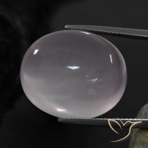 25.98 ct Pink Rose Quartz Stone, Natural Rose Quartz in Oval Cabochon Shape for Sale