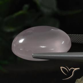 Rose Quartz Gemstone in 22 x 19.1 mm Size for Sale, Rose Quartz Stone in Rose Pink Color