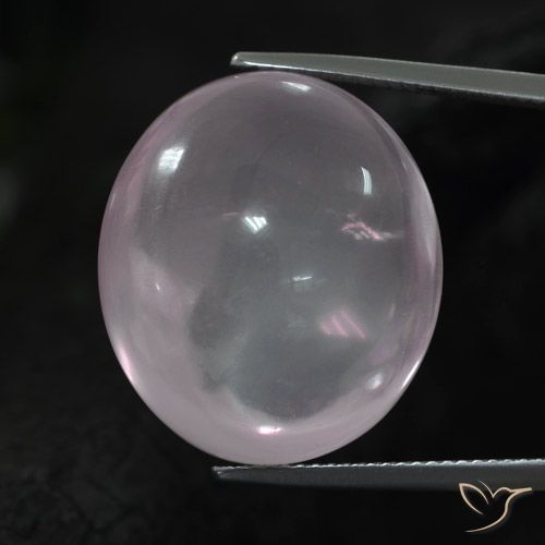 38.11 ct Oval Rose Quartz, 22 x 19.1 mm From South Africa, Photo A