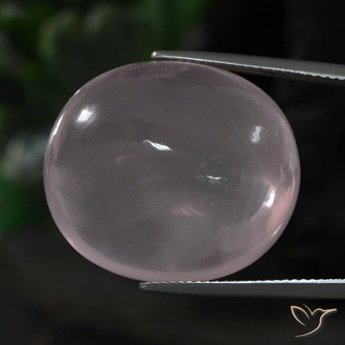51.32 ct Oval Rose Quartz, 24.4 x 21.2 mm From South Africa, Photo A