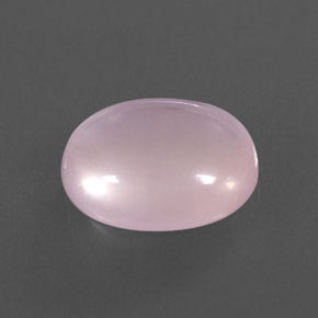 7.46 ct Pink Rose Quartz Stone, Natural Rose Quartz in Oval Cabochon Shape for Sale