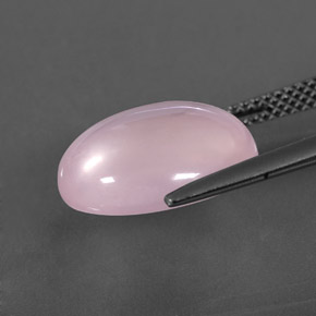 Rose Quartz Gemstone in 14 x 12 mm (calibrated) Size for Sale, Rose Quartz Stone in Pink Color