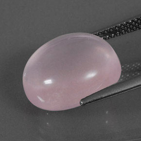 Rose Quartz Gemstone in 14 x 12 mm (calibrated) Size for Sale, Rose Quartz Stone in Pink Color