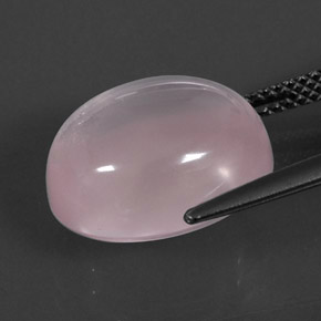 Rose Quartz Gemstone in 14 x 12 mm (calibrated) Size for Sale, Rose Quartz Stone in Pink Color