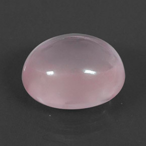 8.60 ct Pink Rose Quartz Gemstone, Rose Quartz Gem in Oval Cabochon Shape for Sale.