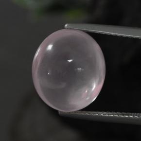 11.10 ct Pink Rose Quartz Gemstone, Rose Quartz Gem in Oval Cabochon Shape for Sale.